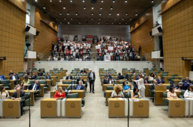 Demonstração de força do Palácio dos Bandeirantes